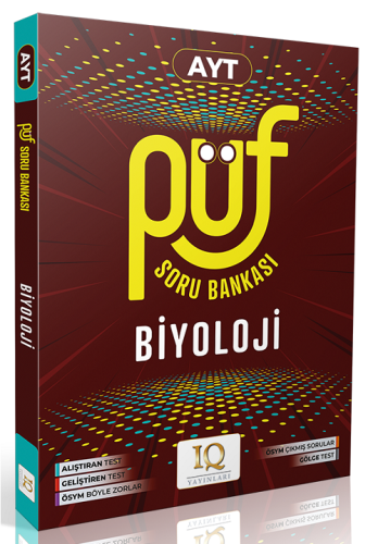 IQ Yayınları AYT Biyoloji Püf Soru Bankası