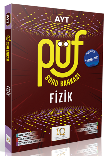 IQ Yayınları AYT Fizik Püf Soru Bankası