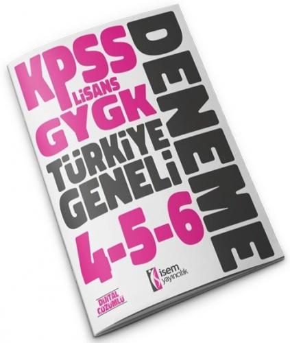 İsem Yayınları 2022 KPSS Genel Yetenek Genel Kültür Türkiye Geneli Den