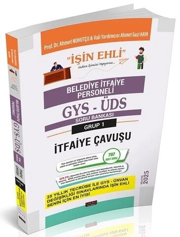 Savaş Yayınları 2025 GYS-ÜDS Belediye İtfaiye Personeli İtfaiye Çavuşu Soru bankası 1. Grup
