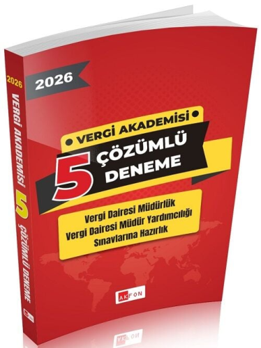 Sınavlara Hazırlık, - Akfon Yayınları - Akfon Yayınları 2026 Vergi Aka