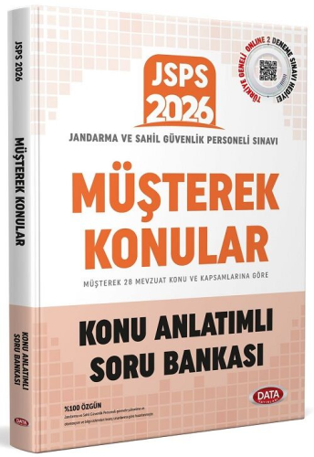 Sınavlara Hazırlık - Data Yayınları 2026 JSPS Müşterek Konular Konu An