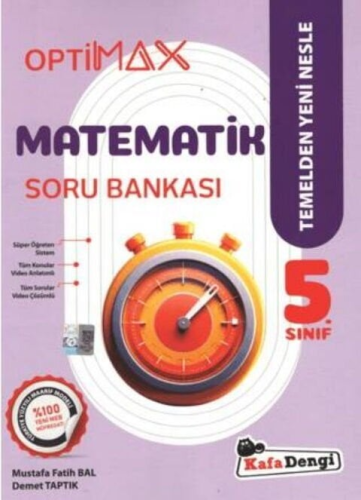 5. Sınıf Kitapları - Kafa Dengi Yayınları 5. Sınıf Matematik Optimax S