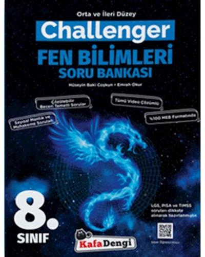 Kafa Dengi Yayınları 8. Sınıf LGS Fen Bilimleri Challenger Soru Bankas