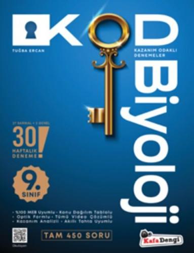 Kafa Dengi Yayınları 9. Sınıf Kod Biyoloji Kazanım Odaklı Denemeleri