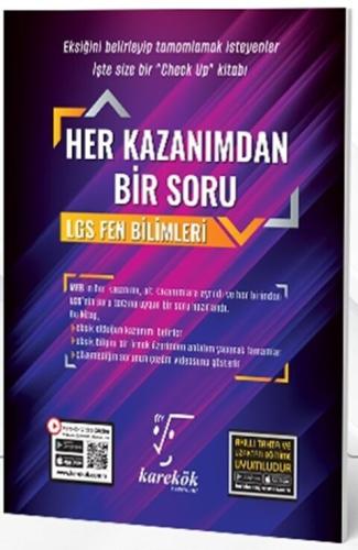 8. Sınıf LGS Kitapları - Karekök Yayınları 8. Sınıf LGS Fen Bilimleri 