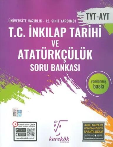 Karekök Yayınları TYT AYT T.C İnkılap Tarihi ve Atatürkçülük Soru Bank