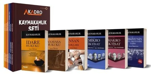 A Kadro Yayınları Kaymakamlık Konu Anlatım Hazırlık Seti Soner Ceylan