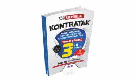 Rakipsiz Uzem 2026 GYS Adalet Bakanlığı Görevde Yükselme Yazı İşleri Müdürlüğü Kontratak Tamamı Çözümlü 3 lü Deneme