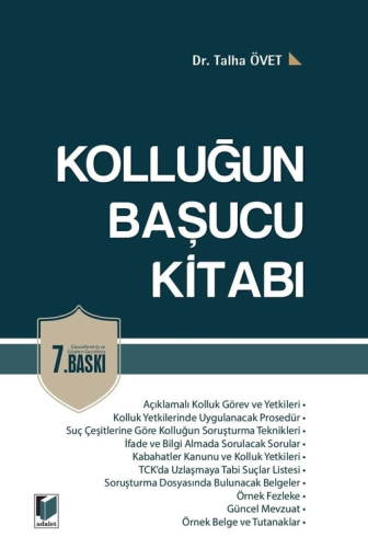 Ceza Hukuku - Kolluğun Başucu Kitabı - Talha Övet - 431