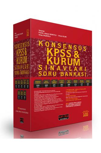 KONSENSUS KPSS ve Kurum Sınavları Hukuk Soru Bankası 2022 Ahmet Nohutç