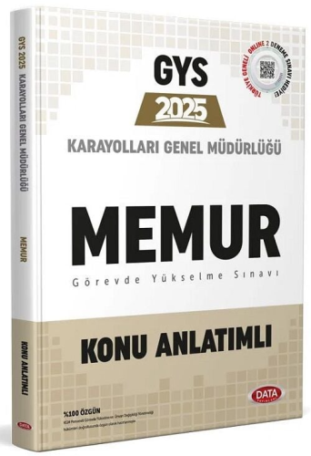 Data Yayınları 2025 Karayolları Genel Müdürlüğü Memur GYS Konu Anlatımlı