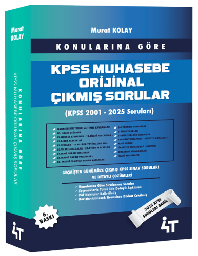 KPSS A Kitapları,Çıkmış Sorular, - 4T Yayınları - 4T Yayınları 2026 KP