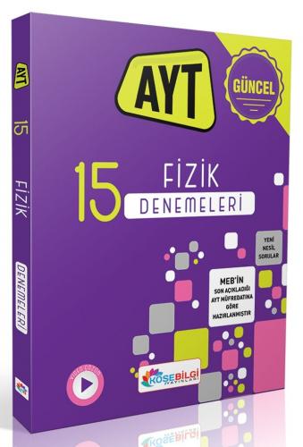KöşeBilgi Yayınları AYT Fizik 15 Branş Denemesi Komisyon