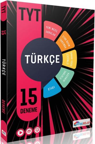 KöşeBilgi Yayınları TYT Türkçe 15 Deneme Komisyon