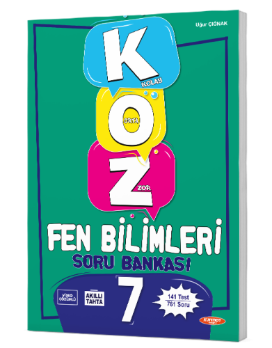 Gama Okul Yayınları 7. Sınıf Fen Bilimleri KOZ Soru Bankası Uğur Çığna