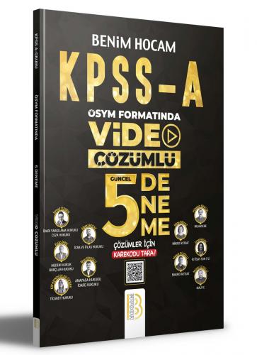 Benim Hocam Yayınları KPSS A Grubu ÖSYM Formatında Video Çözümlü 5 Den