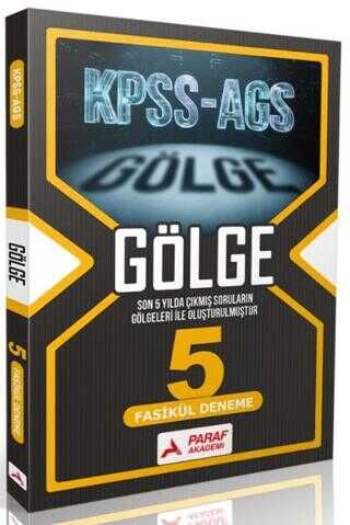 - Paraf Akademi - Paraf Akademi KPSS MEB-AGS Tüm Dersler Gölge 5 Denem