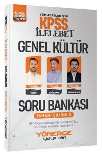 Yönerge Yayınları KPSS Genel Kültür Soru Bankası Çözümlü Özgür Gülay