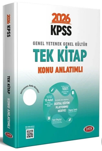 KPSS GY GK,Konu Anlatımlı, - Data Yayınları - Data Yayınları 2026 KPSS