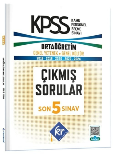 KPSS Lise Önlisans,Çıkmış Sorular, - KR Akademi - KR Akademi 2026 KPSS
