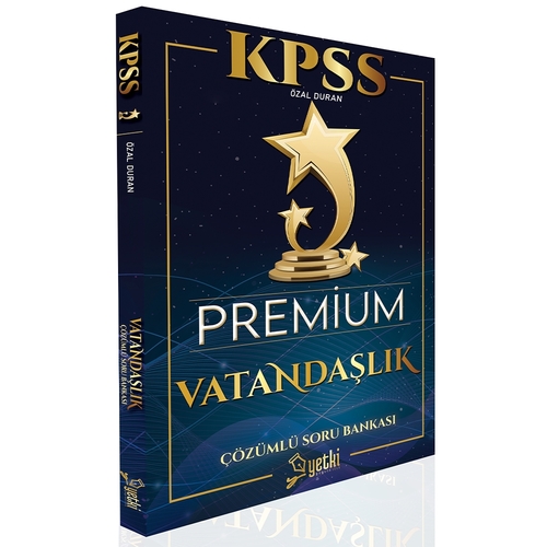 Yetki Yayınları KPSS Vatandaşlık Premium Soru Bankası Çözümlü Özal Dur