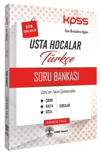 Künçe Yayınları KPSS Türkçe Usta Hocalar Soru Bankası Ercenk Ural