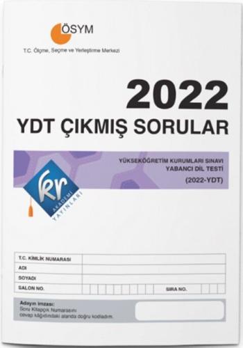 KR Akademi 2022 YDT Tıpkı Basım Çıkmış Sorular Komisyon