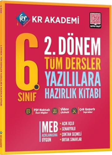 5-8. Sınıf Kitapları - KR Akademi 6. Sınıf 2. Dönem Tüm Dersler Yazılı