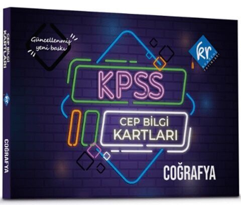 KR Akademi KPSS Coğrafya Cep Bilgi Kartları Komisyon