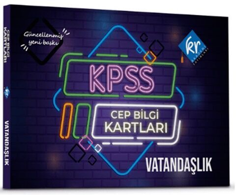 KR Akademi KPSS Vatandaşlık Cep Bilgi Kartları Komisyon
