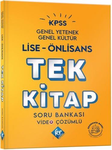 KR Akademi 2024 KPSS Lise Ön Lisans Genel Yetenek Genel Kültür Tek Kit