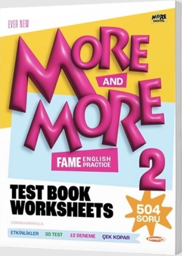 Kurmay ELT 2. Sınıf More and More English Worksheets Test Book Osman K