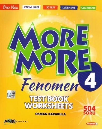 Kurmay ELT 4. Sınıf More More Fenomen Test Book Worksheets Osman Karak