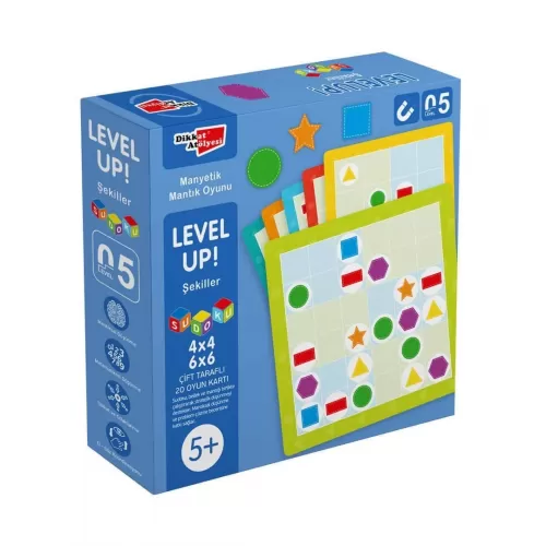 Hobi - LevelUp! 5 - Şekiller Sudoku - Komisyon - 4178