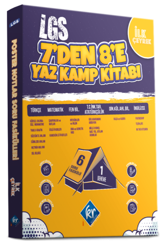 KR Akademi LGS Tüm Dersler 7'den 8'e Yaz Kamp Kitabı
