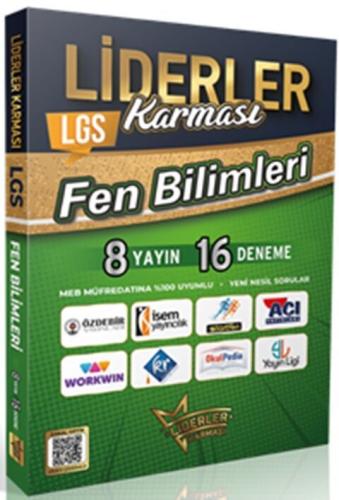 Liderler Karması 8. Sınıf LGS Fen Bilimleri Denemeleri 8 Yayın 16 Dene