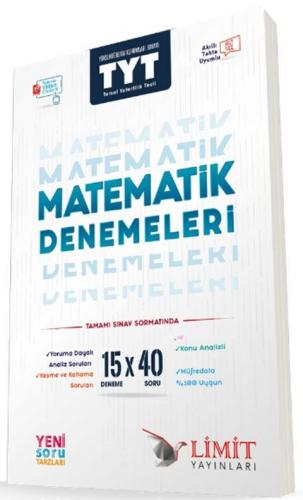 Limit Yayınları TYT Matematik 15x40 Denemeleri Komisyon