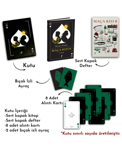 - Artemis Yayınları - Maça Kızı 8 - 2. Kitap (Ciltli - Kutulu Set)