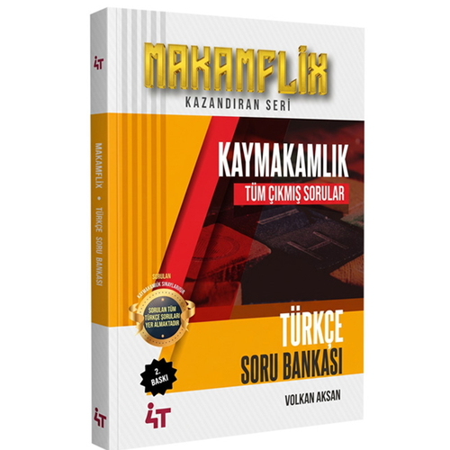 4T Yayınları 2026 MAKAMFLİX Kaymakamlık Türkçe Tüm Çıkmış Sorular Soru Bankası