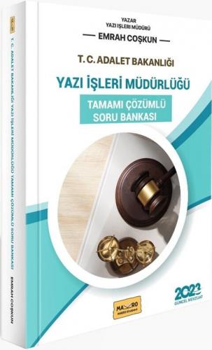 Adalet Bakanlığı GYS Yazı İşleri Müdürlüğü Sınavına Hazırlık Tamamı Çözümlü Soru Bankası 2023