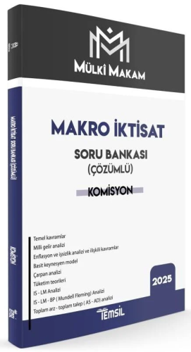 MÜLKİ MAKAM Makro İktisat Soru Bankası Çözümlü