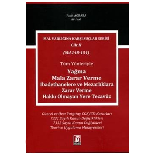 Malvarlığına Karşı Suçlar Serisi Cilt 2