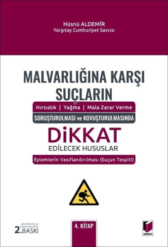 Hukuk Kitapları,Ceza Hukuku, - Adalet Yayınevi - Malvarlığına Karşı Su