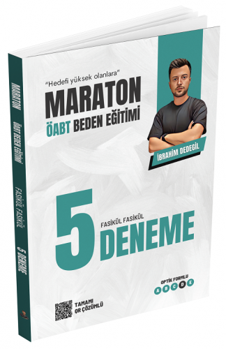 Maraton BESYO ÖABT Beden Eğitimi Fasikül 5 Deneme QR Çözümlü İbrahim D