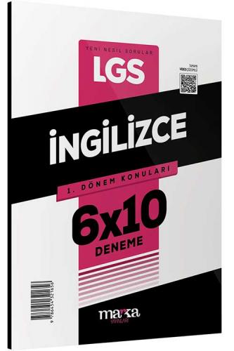 Marka Yayınları 2024 LGS 1. Dönem Konuları İngilizce 6 Deneme