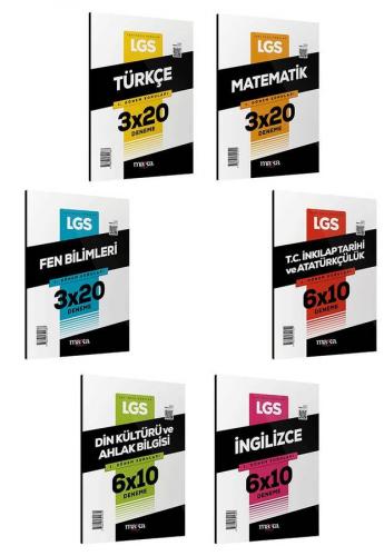 Marka Yayınları 2024 LGS Tüm Dersler Deneme Seti (6 Kitap) Komisyon