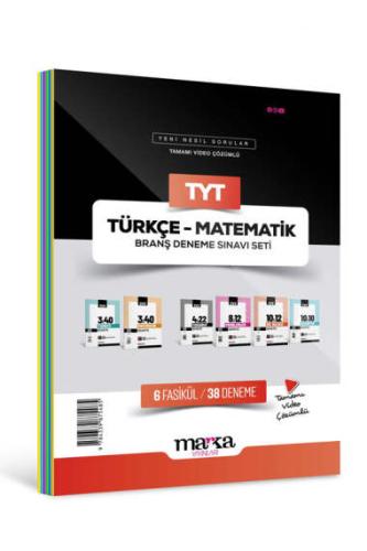 Marka Yayınları TYT Türkçe – Matematik Barnş Deneme Sınavı Seti 6 Kita