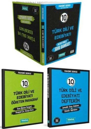 Markaj Yayınları 10. Sınıf Türk Dili ve Edebiyatı Favori Serisi Seti K