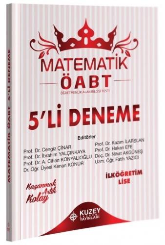 Kuzey Akademi ÖABT İlköğretim-Lise Matematik 5 Deneme Çözümlü Cengiz Ç
